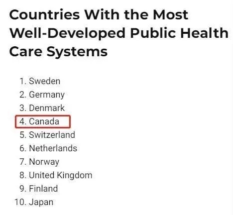 值得注意的是，在这份报告中的医疗系统全球排名中，加拿大排在第四位.webp.jpg
